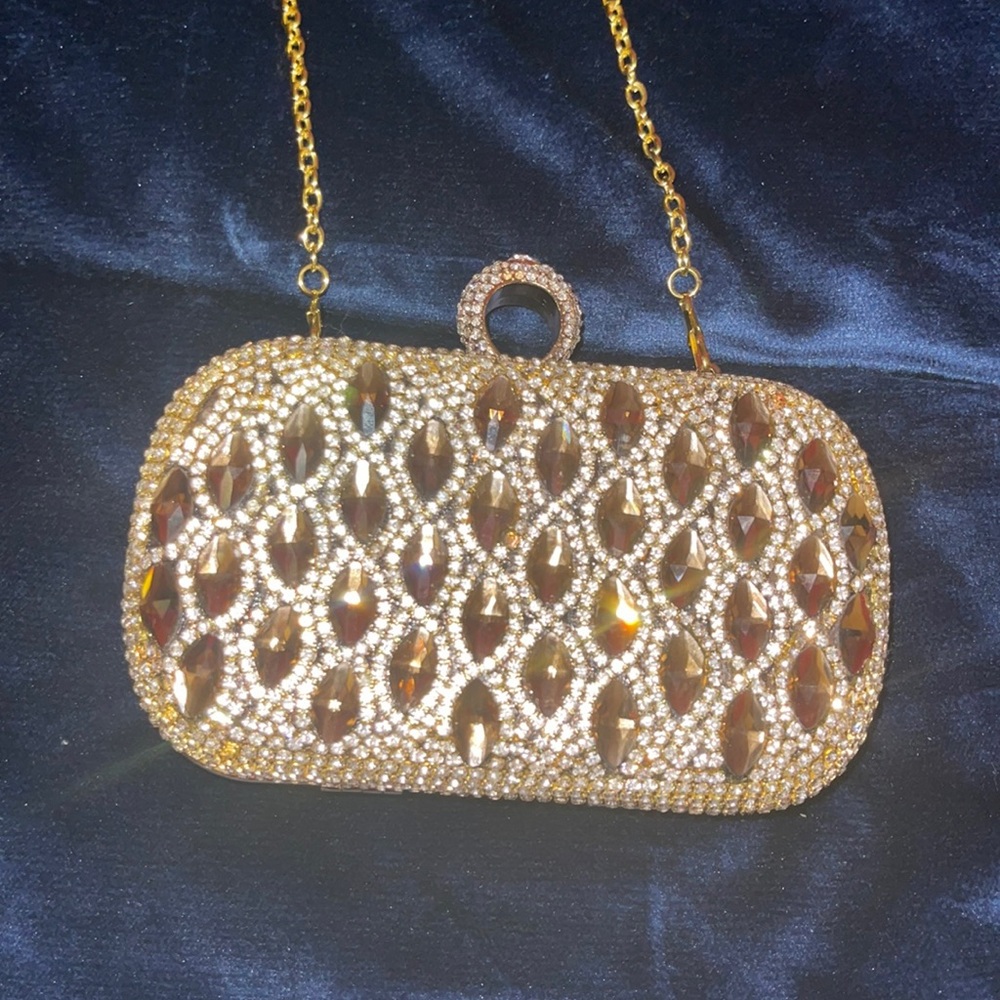 Clutch and chain bag perfect for weddings and outings